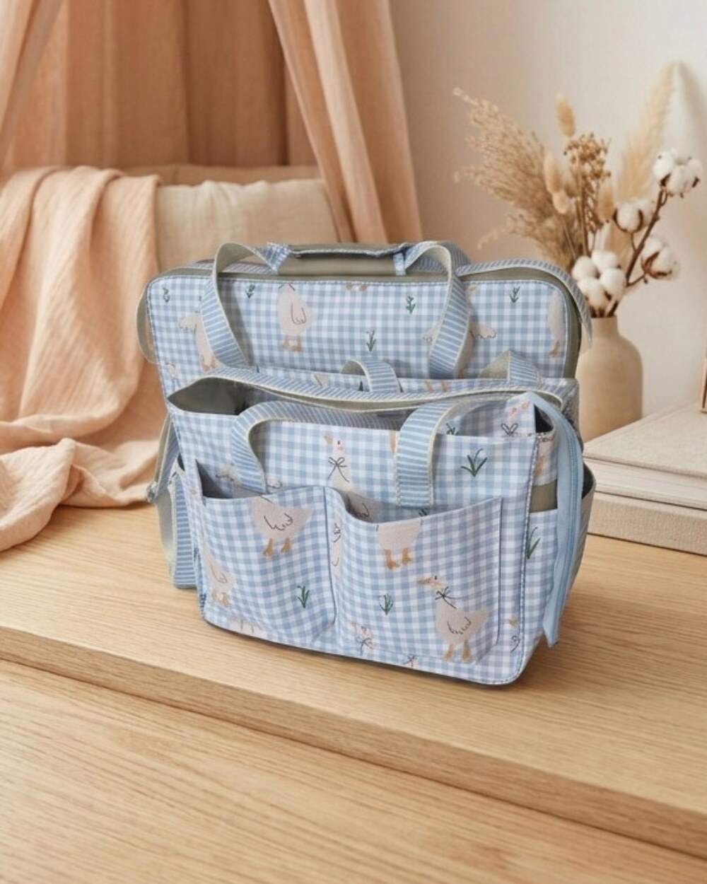 Kit Bolsas Gansinhos Azul