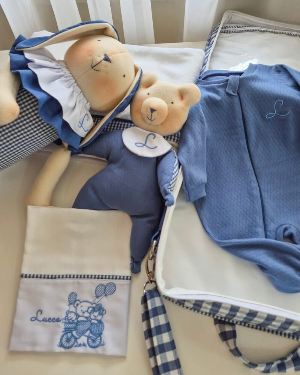 Kit Maternidade Lucca Azul