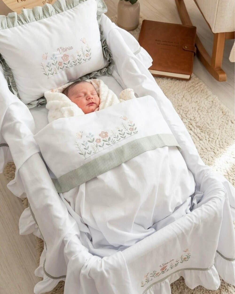 Kit Enxoval de Berço Personalizado